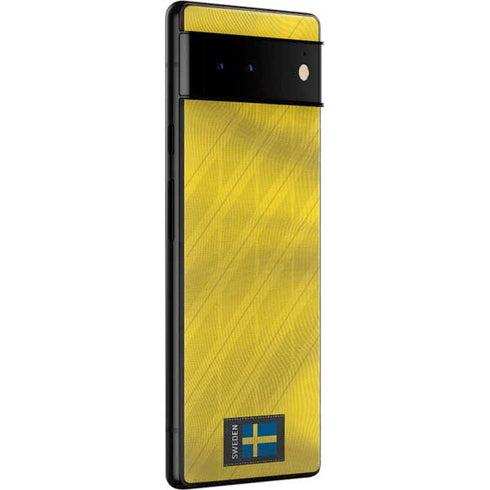 Sweden Soccer Flag Google Pixel 6 Skin